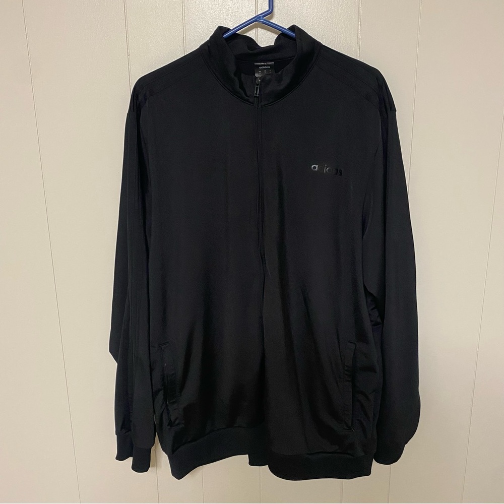 Adidas Essential Warmup 3 Stripe Track Jacket Size 2Xl